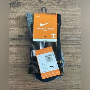 Nike Multiplier Tennessee Volunteers Crew Socks (size mens L 8-12/wmns 10-13)